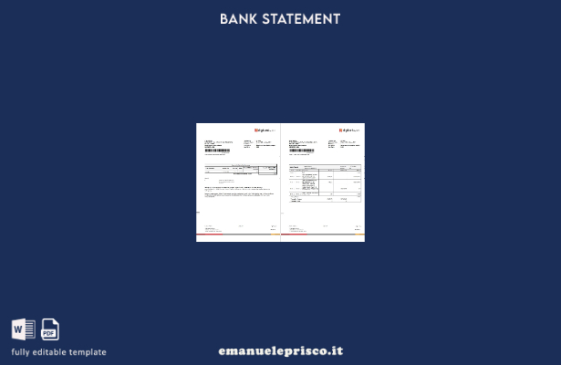 modello di pagine di parole di dichiarazione digibank Indonesia DBS in stile ver